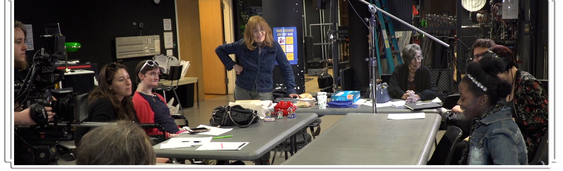 A wideshot of the Video Natural History Workshop